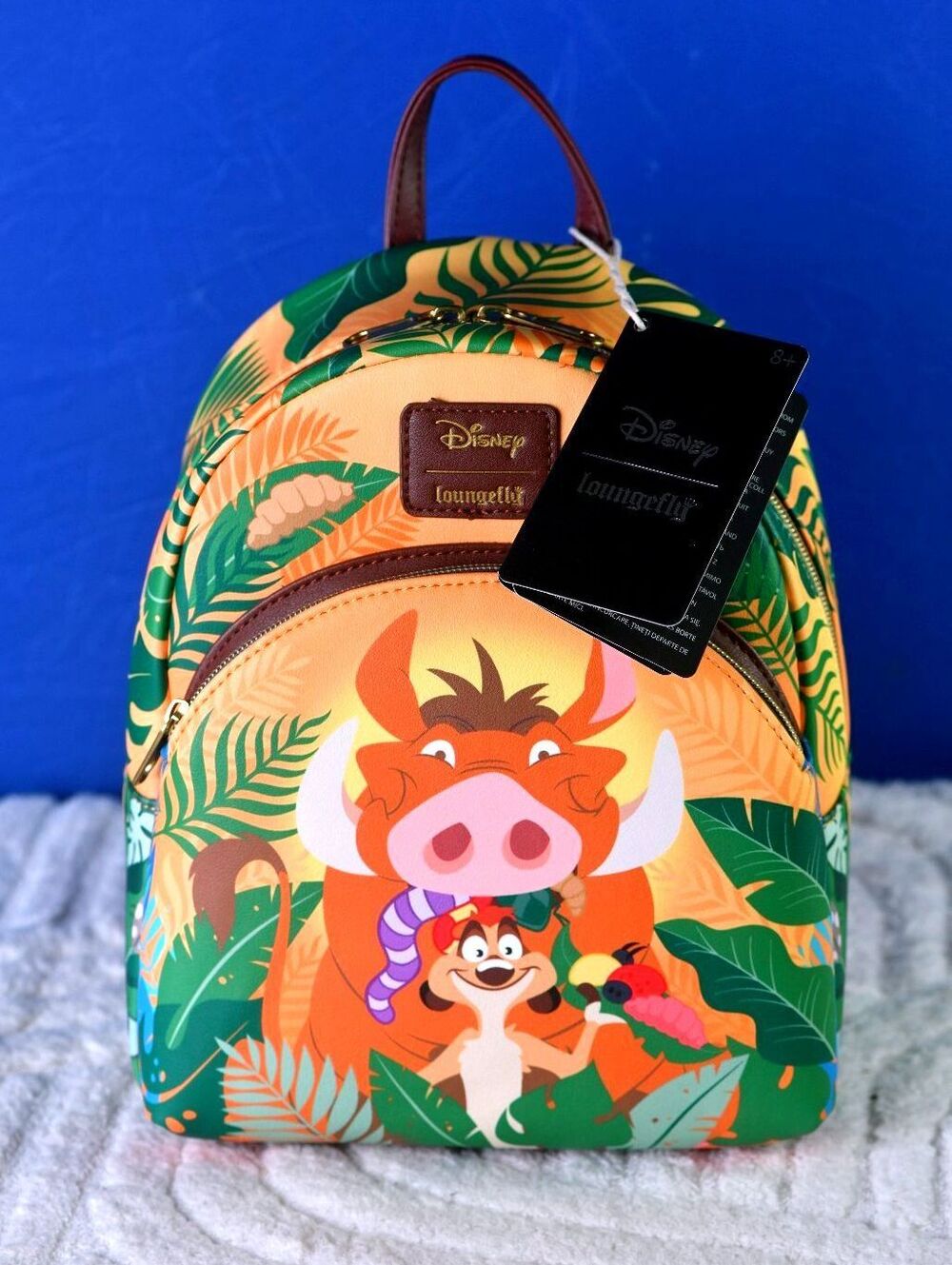 Loungefly Disney The Lion King Timon & Pumbaa Mini Backpack